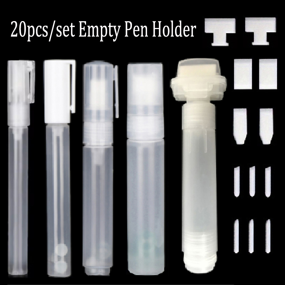 Midsole Marker Paint - 3/5/8/15/30mm Plastic Empty Pen Holder Can