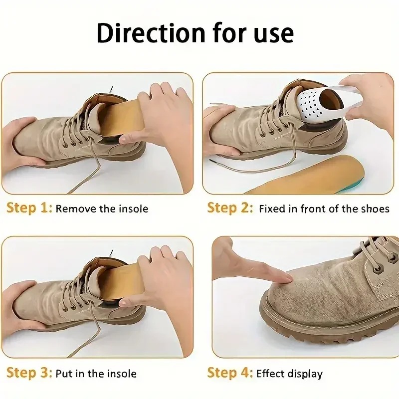 4Pcs Anti Crease Shoe Protecto - огляд і ціна Crease Protector Toe