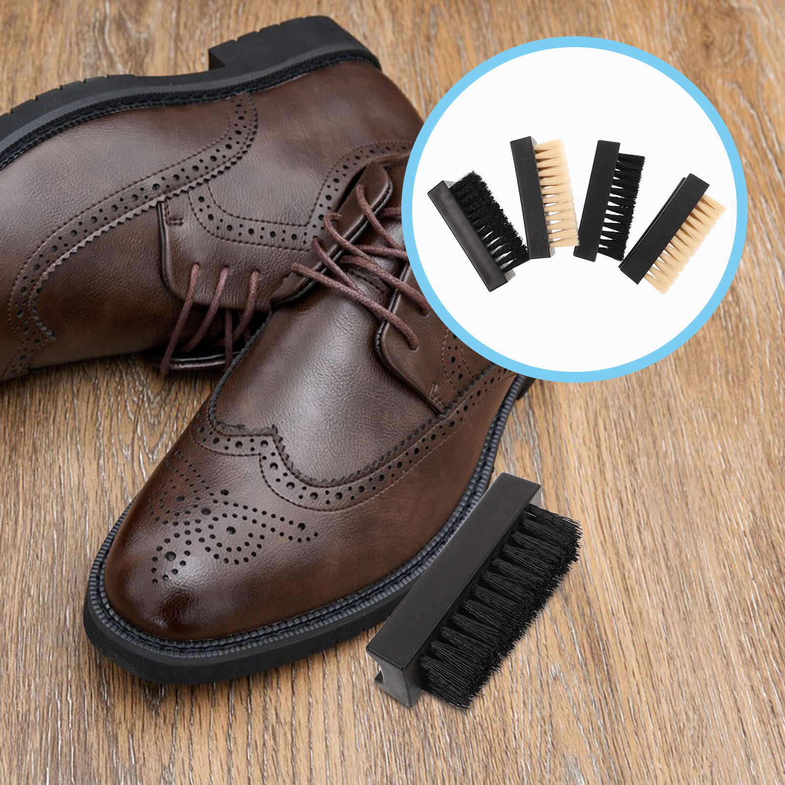 4Pcs Multifunction Shoe Brush  - огляд і ціна Sneaker Care For Suede