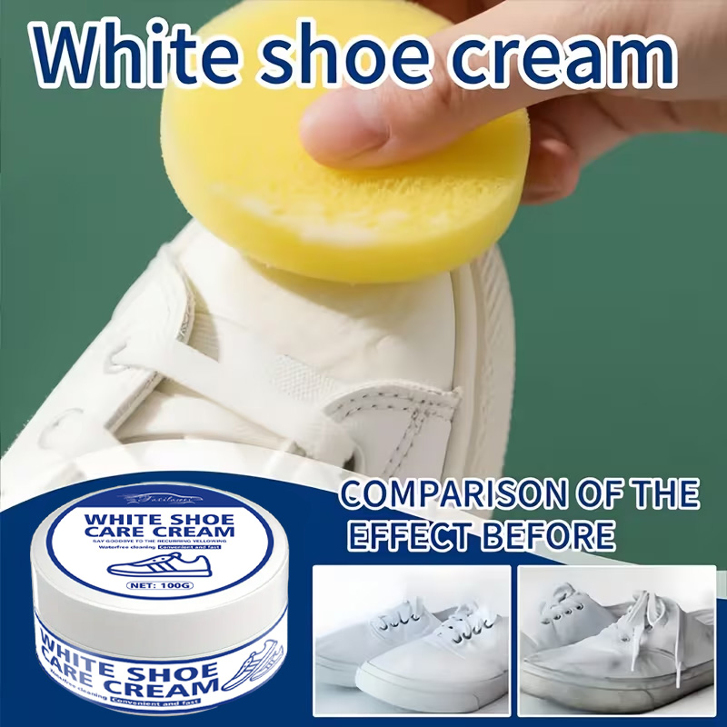 White Sneaker Care Cream with  - огляд і ціна Sneaker Care Whitener