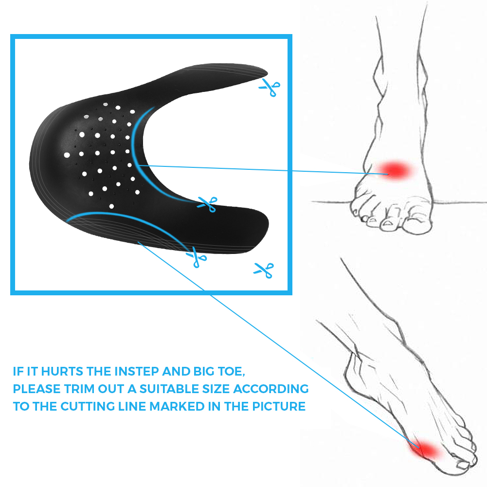 1 Pair Shoe Trees Sneaker Air  - огляд і ціна Crease Protector Toe