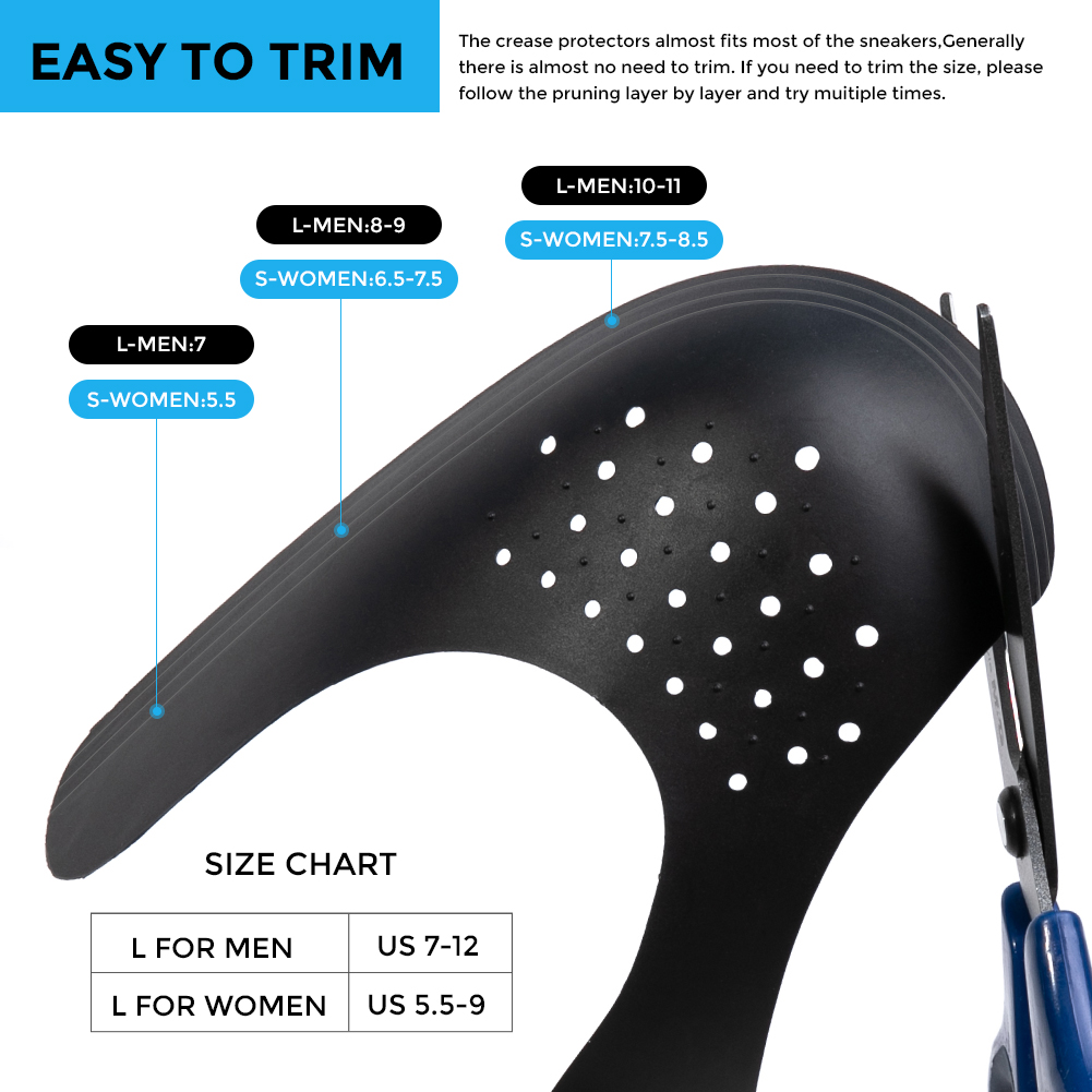 1 Pair Shoe Trees Sneaker Air  - огляд і ціна Crease Protector Toe