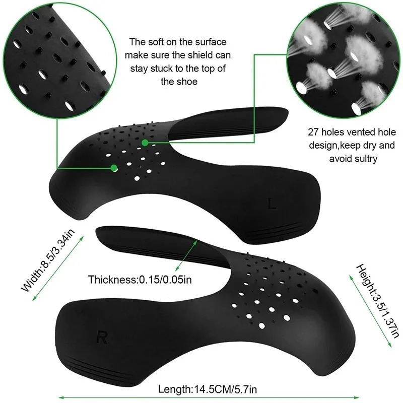 4/8Pcs Shoes Crease Protector  - огляд і ціна Crease Protector Toe